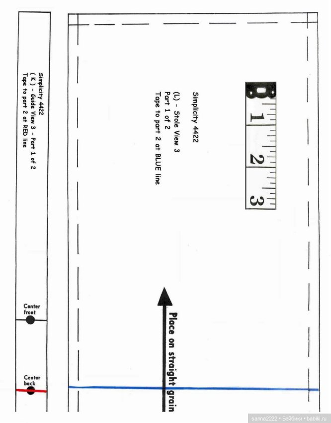 Simplicity 4422 barbie doll clothes sewing pattern, 1960-69г