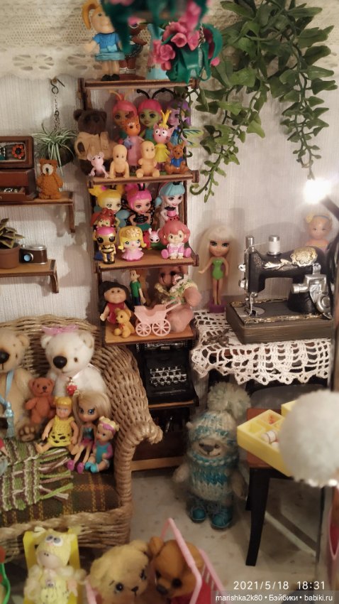 Полка на кухне — Домашние коллекции кукол: фото собраний