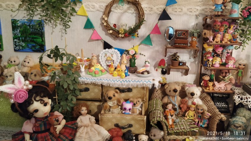 Полка на кухне — Домашние коллекции кукол: фото собраний