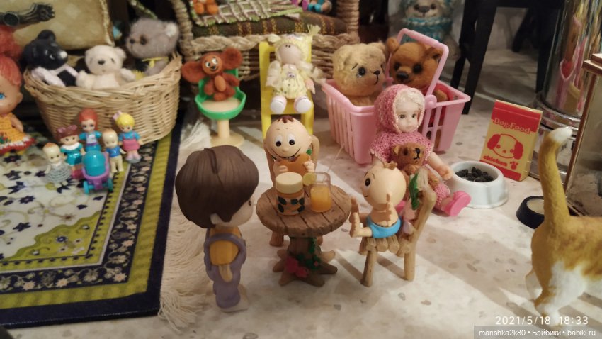 Полка на кухне — Домашние коллекции кукол: фото собраний