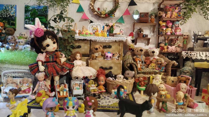 Полка на кухне — Домашние коллекции кукол: фото собраний