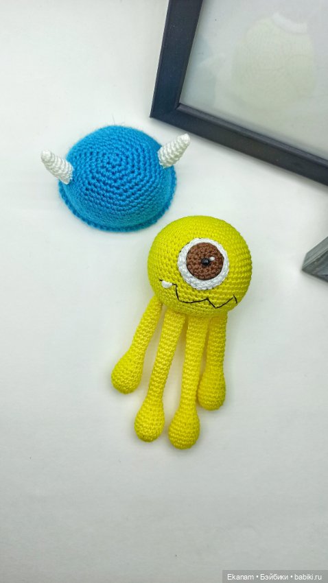 Мы веселые медузы — Вязаные игрушки и амигуруми: крючком (фото 9)