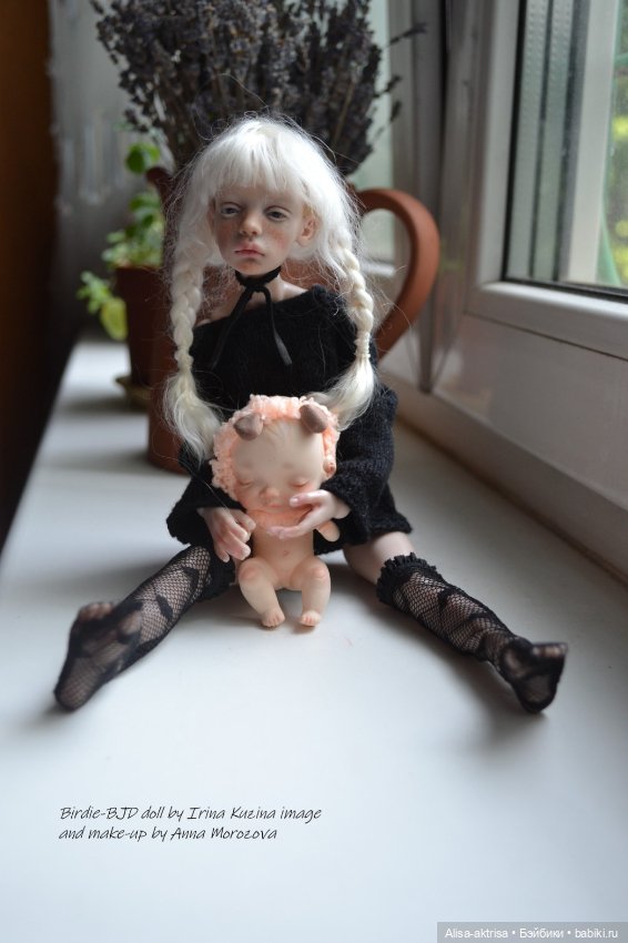 Лора-Птичка и ее младенчик от Ирреалдоллов (фото 6)