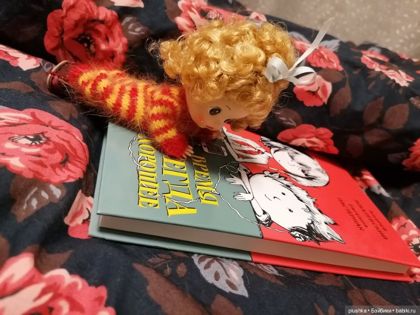 Малышка с золотыми кудряшками. Куколка mini cherry от PeachFace