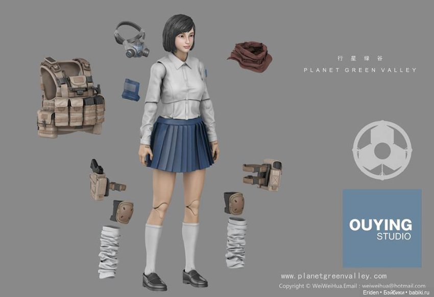 Plant Green Valley 1:18 фигурки от OUYING STUDIO