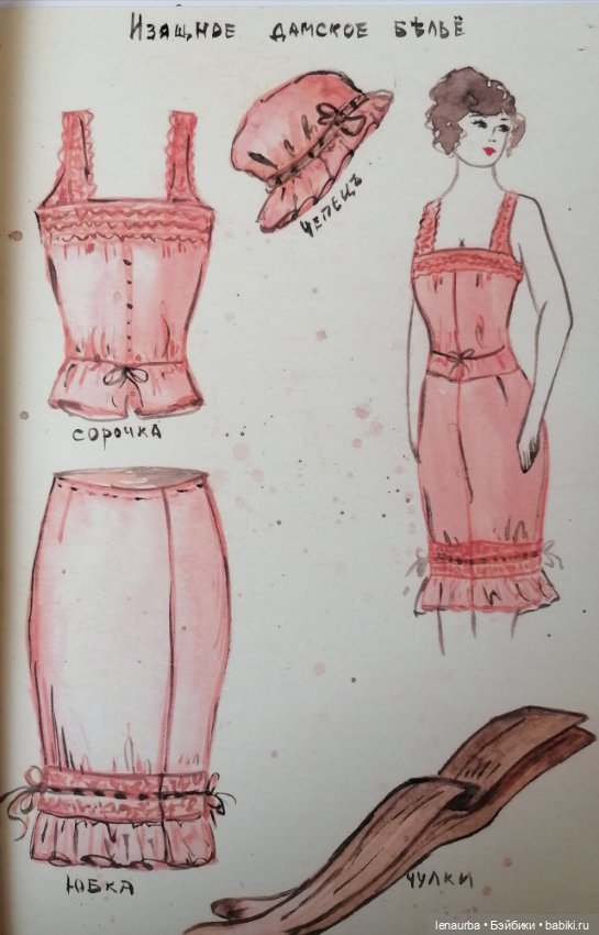 Обзор эскизов эдварианской эпохи для кукол (фото 2)