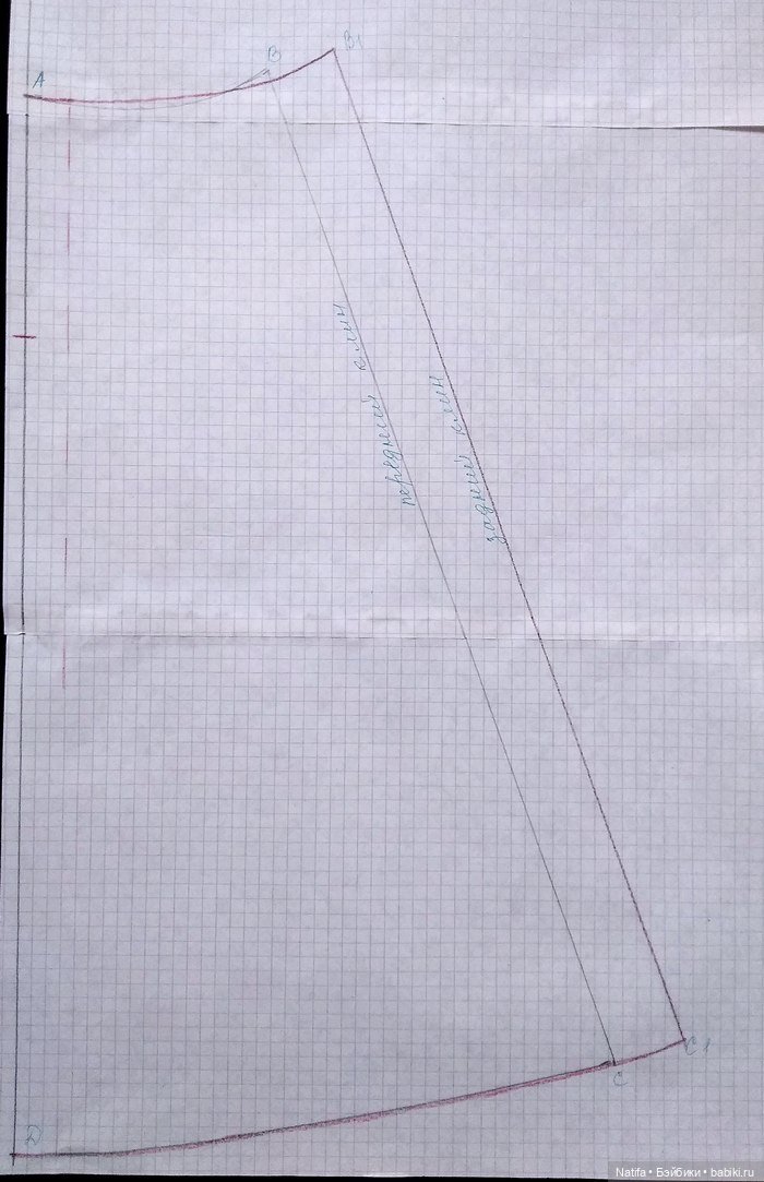 Выкройка фабричного платья для Нины (кругозор) (фото 5)