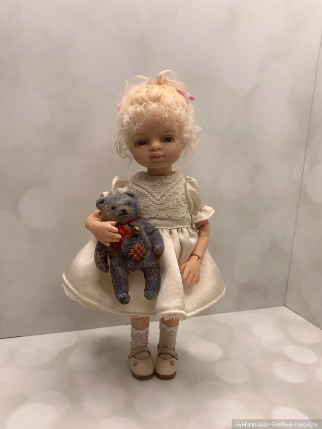 Любимый мишка — Авторские шарнирные куклы своими руками: лепка