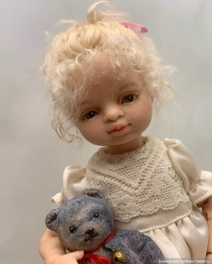 Любимый мишка — Авторские шарнирные куклы своими руками: лепка (фото 4)