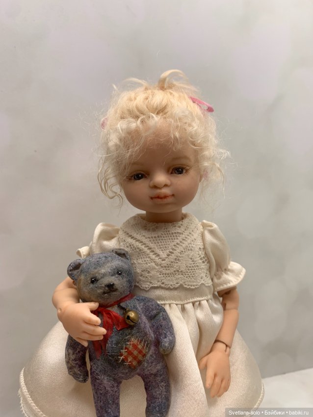 Любимый мишка — Авторские шарнирные куклы своими руками: лепка (фото 6)
