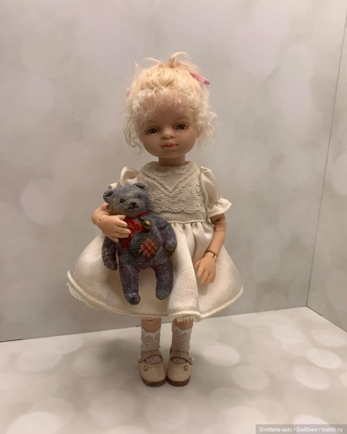 Любимый мишка — Авторские шарнирные куклы своими руками: лепка (фото 2)