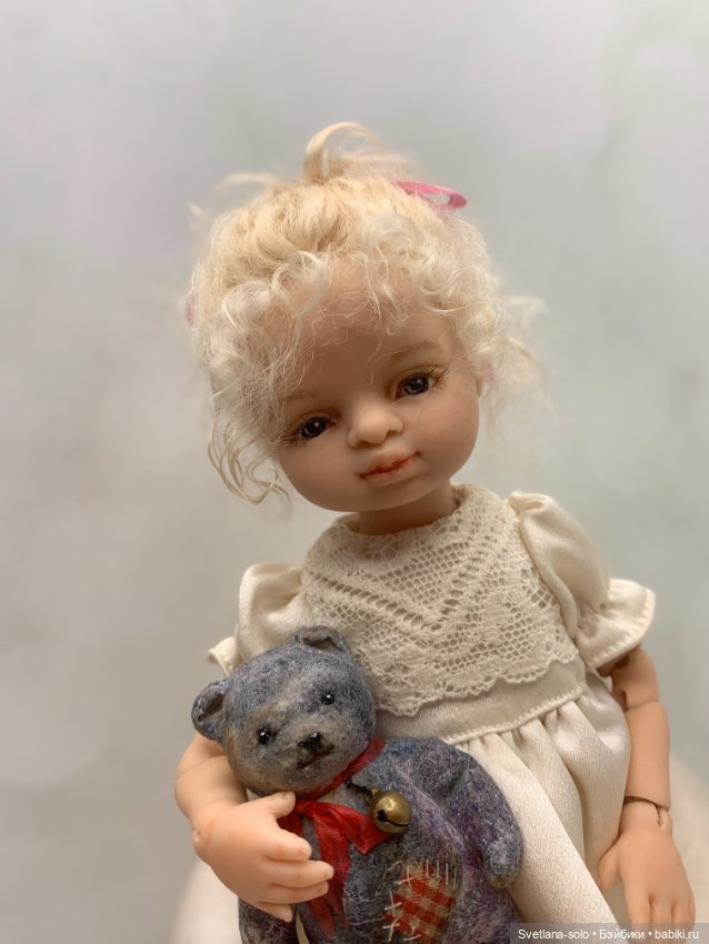 Любимый мишка — Авторские шарнирные куклы своими руками: лепка (фото 5)