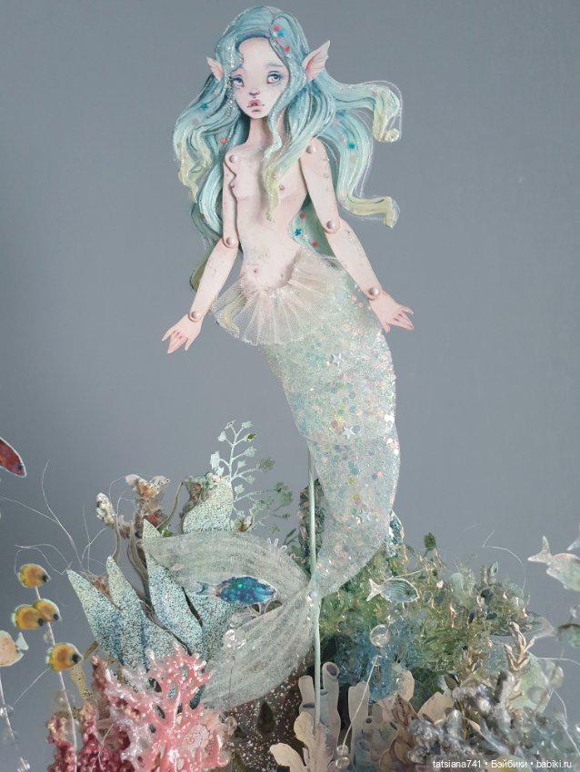 Бумажная Русалочка Полины Инякиной (фото 3)