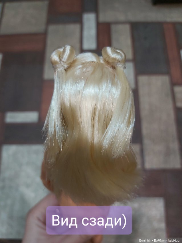 Прическа "Гульки" для кукол с боковым пробором (фото 10)