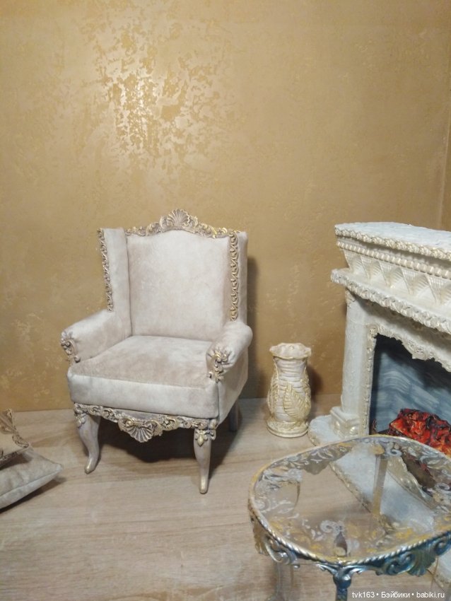 Английское кресло — Авторские игрушки из разных материалов: синельная проволока