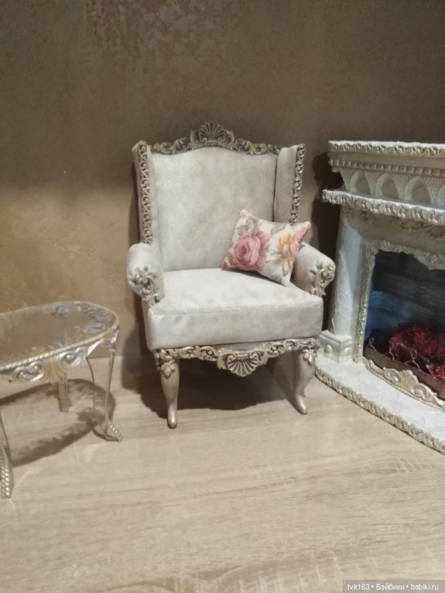 Английское кресло — Авторские игрушки из разных материалов: синельная проволока (фото 7)