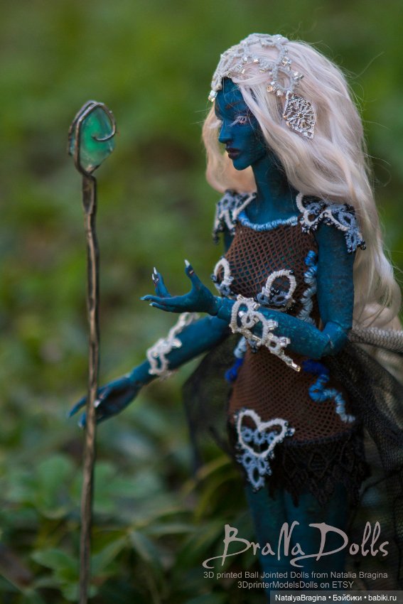 Dark Elf Mage BJD — Авторские шарнирные куклы своими руками: лепка (фото 9)