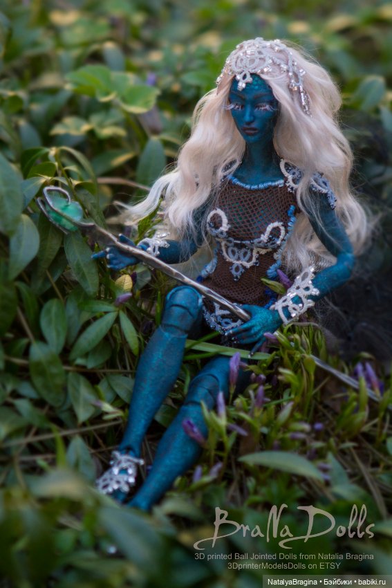 Dark Elf Mage BJD — Авторские шарнирные куклы своими руками: лепка