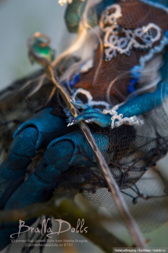 Dark Elf Mage BJD — Авторские шарнирные куклы своими руками: лепка (фото 5)