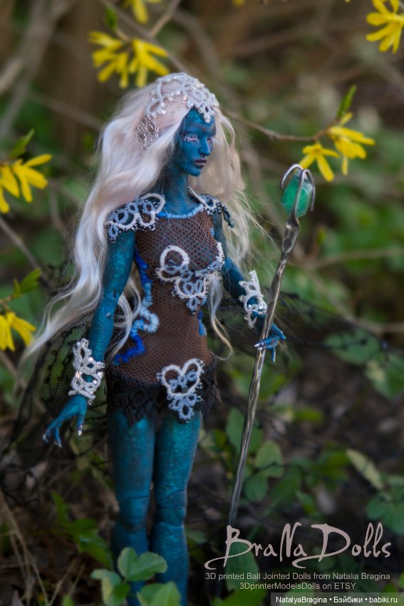 Dark Elf Mage BJD — Авторские шарнирные куклы своими руками: лепка