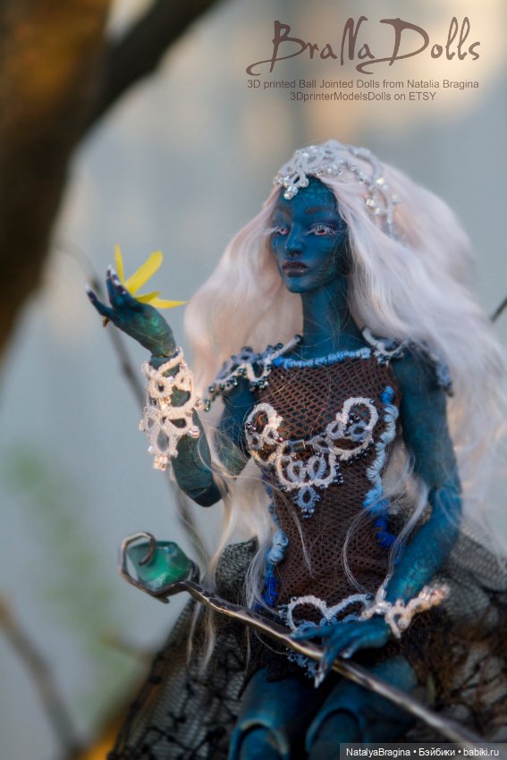 Dark Elf Mage BJD — Авторские шарнирные куклы своими руками: лепка