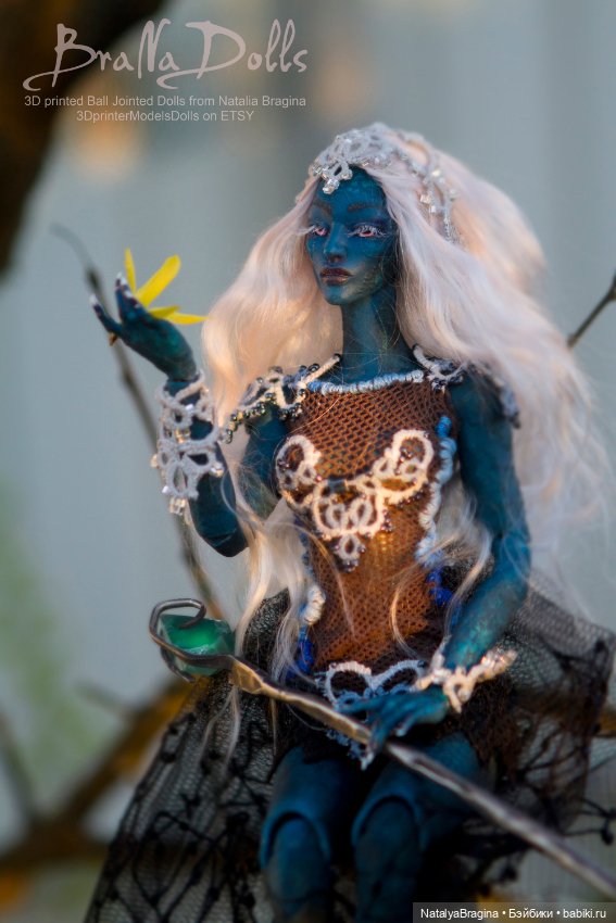 Dark Elf Mage BJD — Авторские шарнирные куклы своими руками: лепка (фото 7)