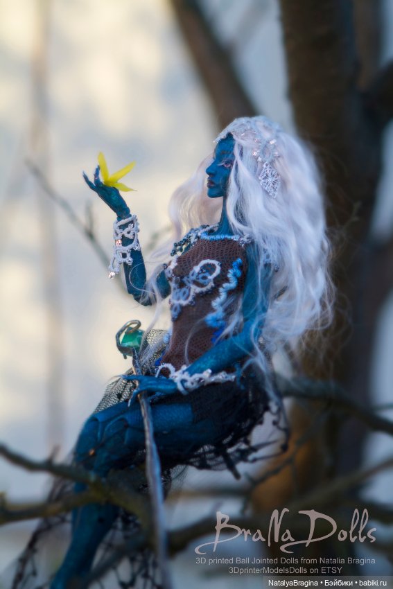 Dark Elf Mage BJD — Авторские шарнирные куклы своими руками: лепка (фото 6)