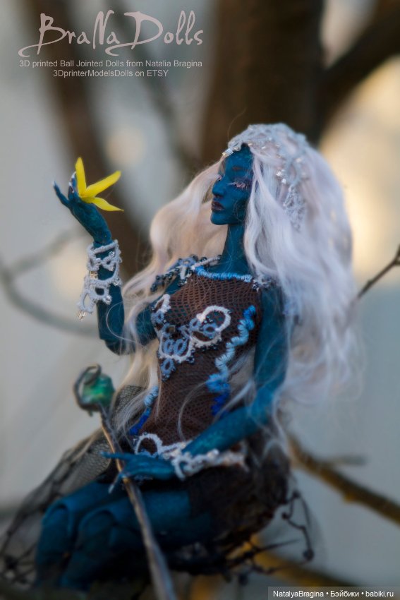 Dark Elf Mage BJD — Авторские шарнирные куклы своими руками: лепка