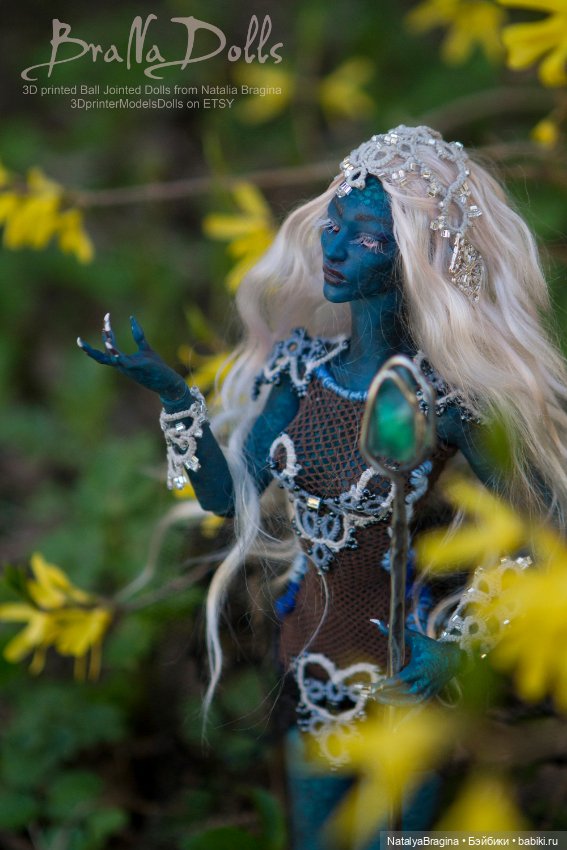 Dark Elf Mage BJD — Авторские шарнирные куклы своими руками: лепка
