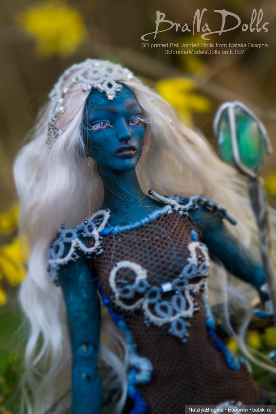 Dark Elf Mage BJD — Авторские шарнирные куклы своими руками: лепка