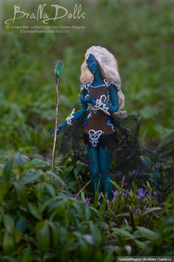 Dark Elf Mage BJD — Авторские шарнирные куклы своими руками: лепка