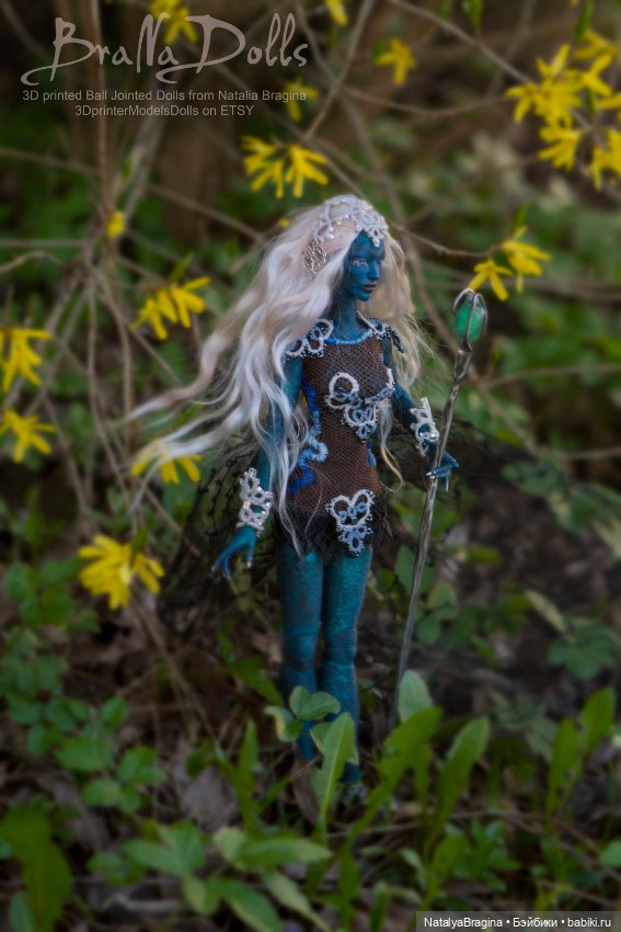Dark Elf Mage BJD — Авторские шарнирные куклы своими руками: лепка