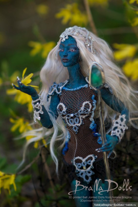 Dark Elf Mage BJD — Авторские шарнирные куклы своими руками: лепка