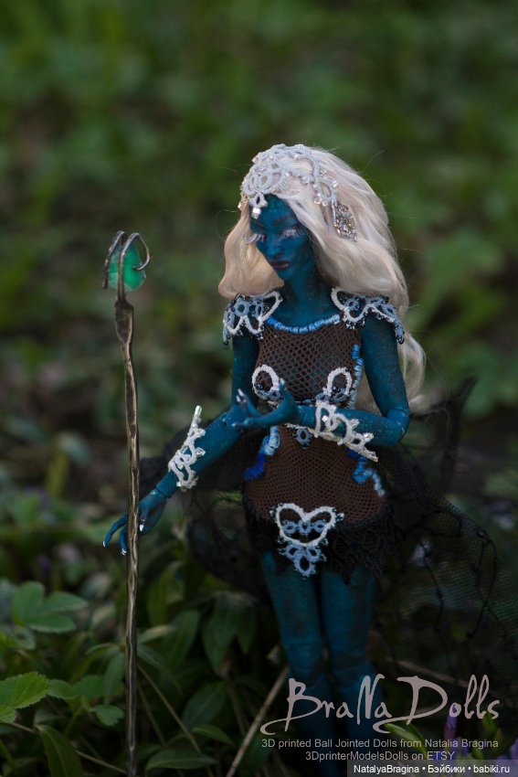 Dark Elf Mage BJD — Авторские шарнирные куклы своими руками: лепка (фото 8)