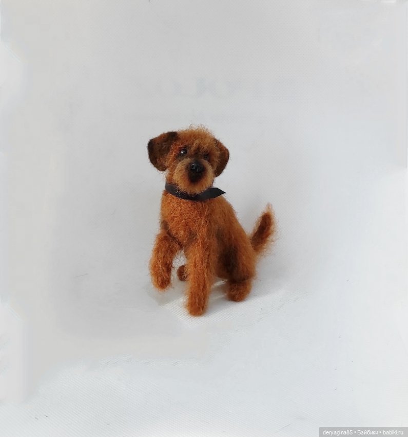 Двортерьер — Валяные игрушки из шерсти: сухое валяние (фото 2)