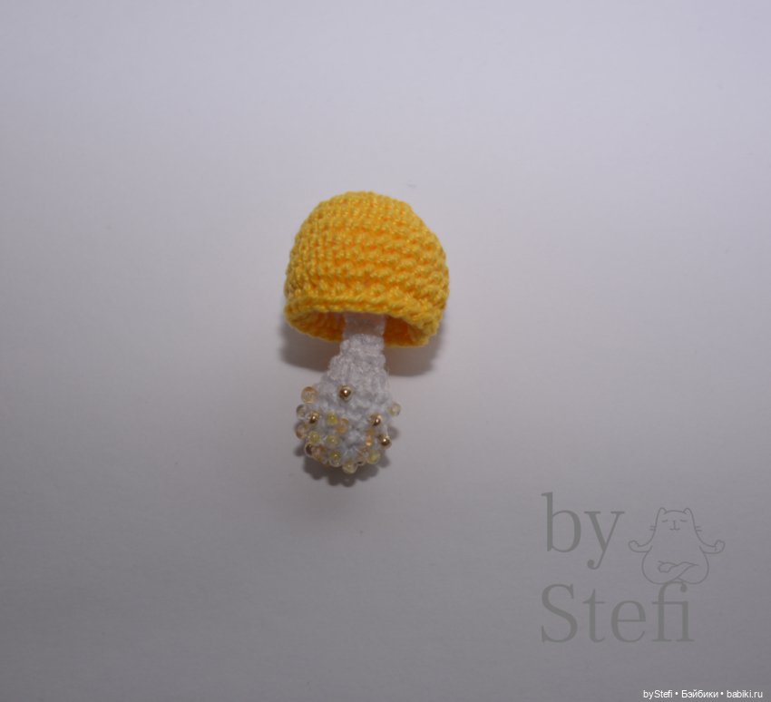 Брошечки грибочки — Вязаные игрушки и амигуруми: крючком (фото 5)