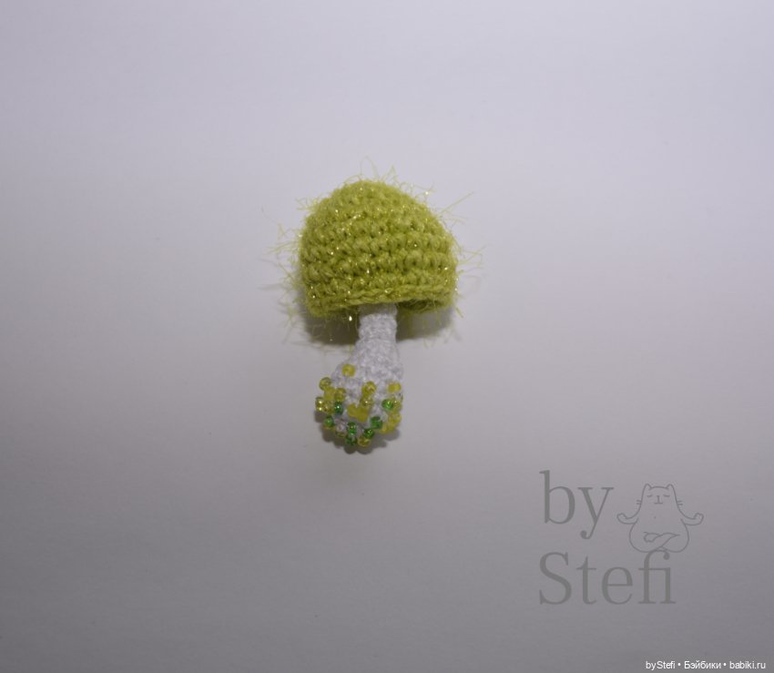 Брошечки грибочки — Вязаные игрушки и амигуруми: крючком (фото 7)