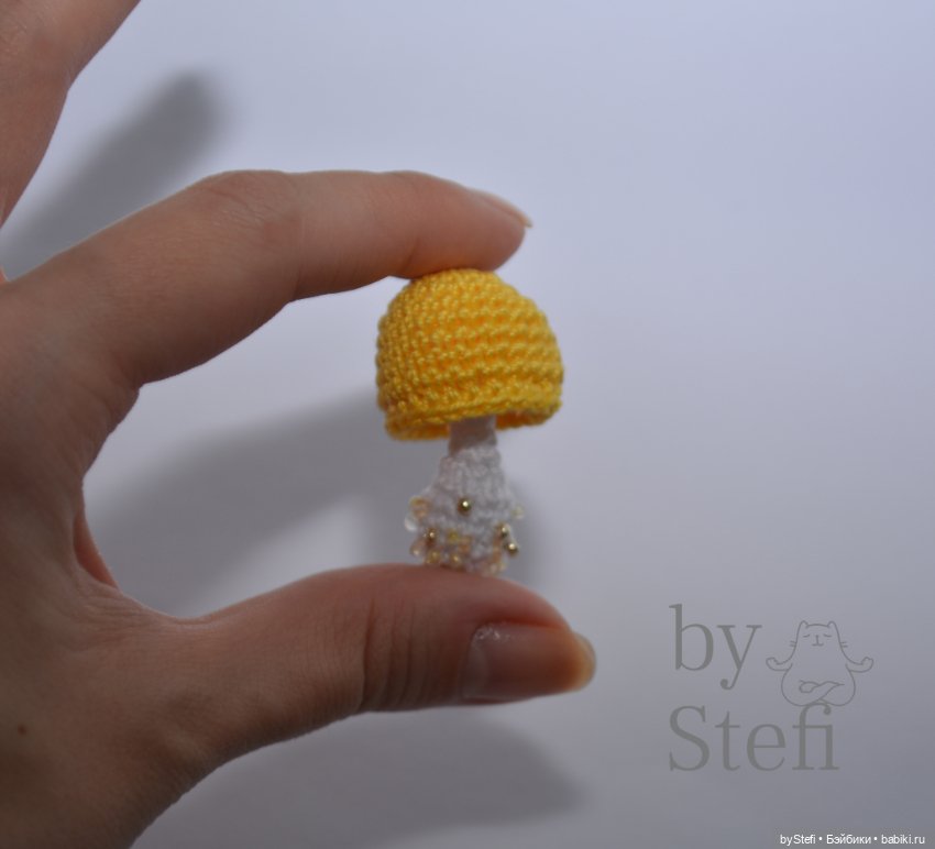 Брошечки грибочки — Вязаные игрушки и амигуруми: крючком (фото 6)