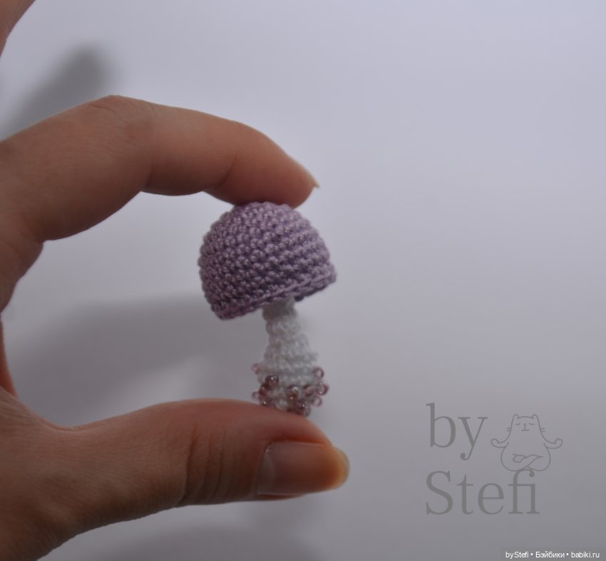 Брошечки грибочки — Вязаные игрушки и амигуруми: крючком (фото 10)