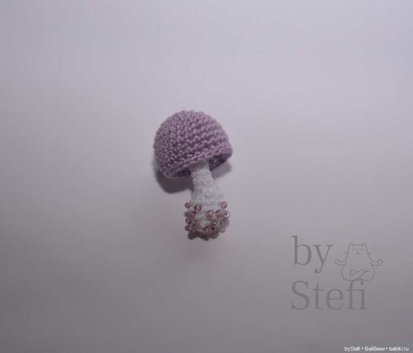 Брошечки грибочки — Вязаные игрушки и амигуруми: крючком (фото 9)