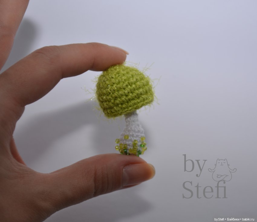 Брошечки грибочки — Вязаные игрушки и амигуруми: крючком (фото 8)