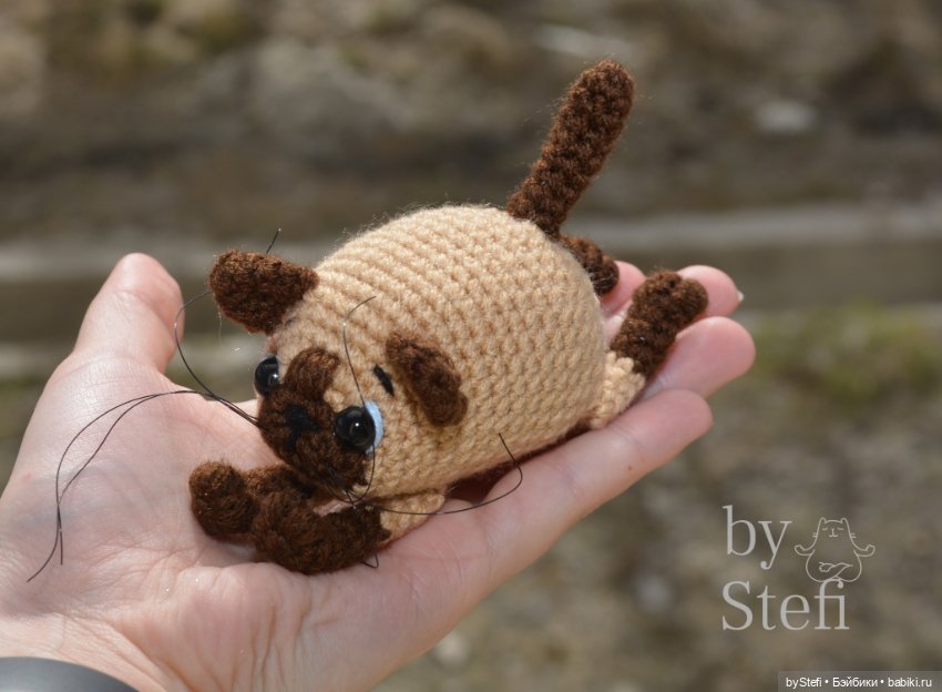 Ещё один котёнок Прошка — Вязаные игрушки и амигуруми: крючком (фото 6)