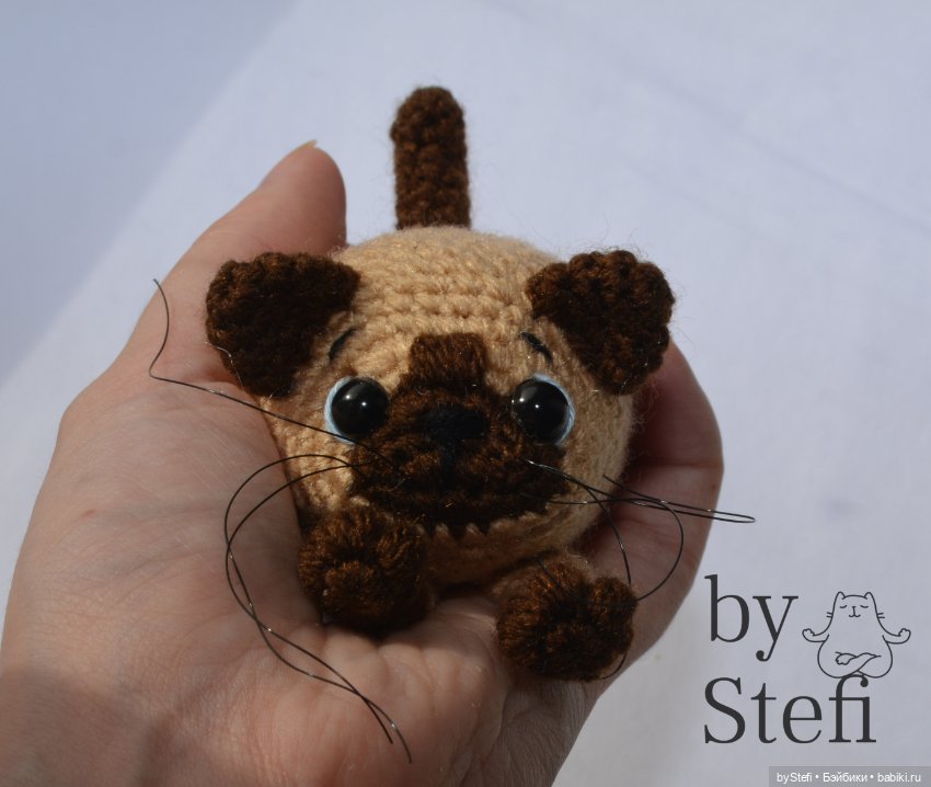 Ещё один котёнок Прошка — Вязаные игрушки и амигуруми: крючком (фото 3)