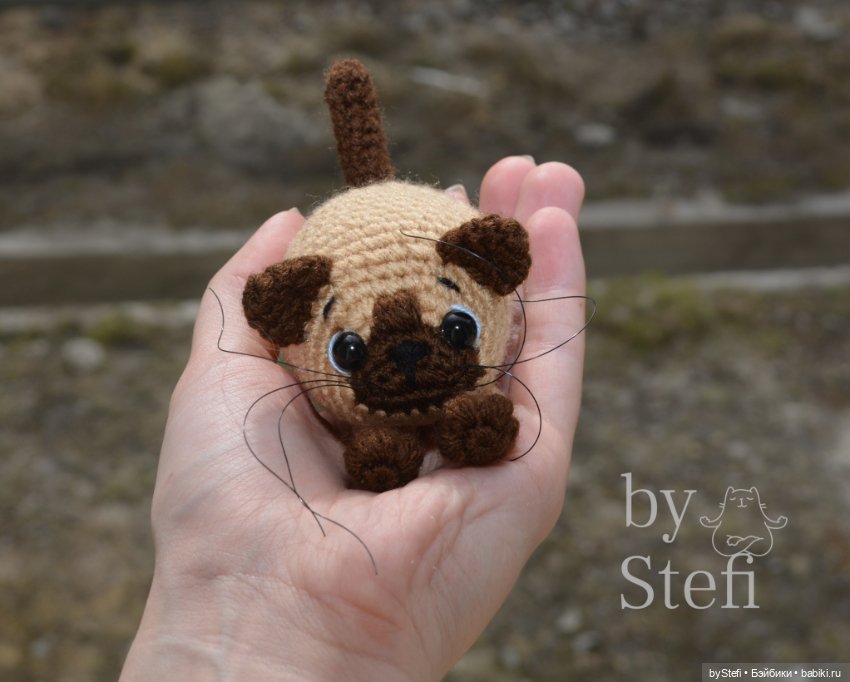Ещё один котёнок Прошка — Вязаные игрушки и амигуруми: крючком (фото 8)