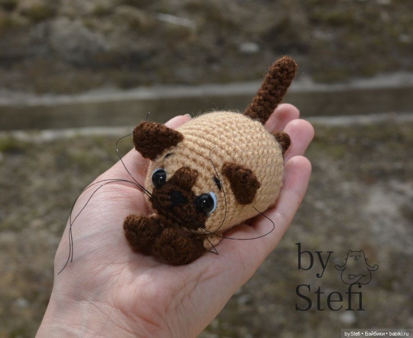 Ещё один котёнок Прошка — Вязаные игрушки и амигуруми: крючком (фото 4)