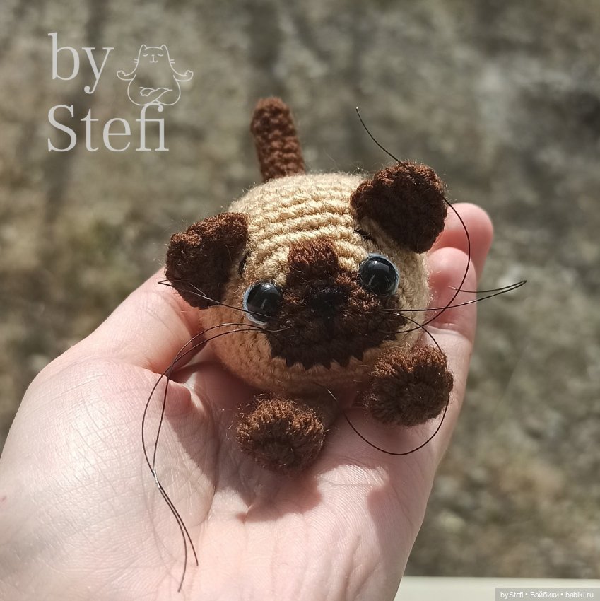 Ещё один котёнок Прошка — Вязаные игрушки и амигуруми: крючком (фото 9)