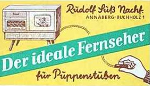 Кукольные домики 1950-60-х годов. Телевизоры и радиоприемники (фото 4)