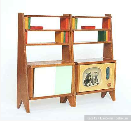 Кукольные домики 1950-60-х годов. Телевизоры и радиоприемники (фото 6)