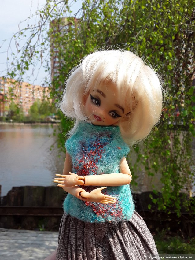 Авторская куколка. Француженка? Фея? Эльф