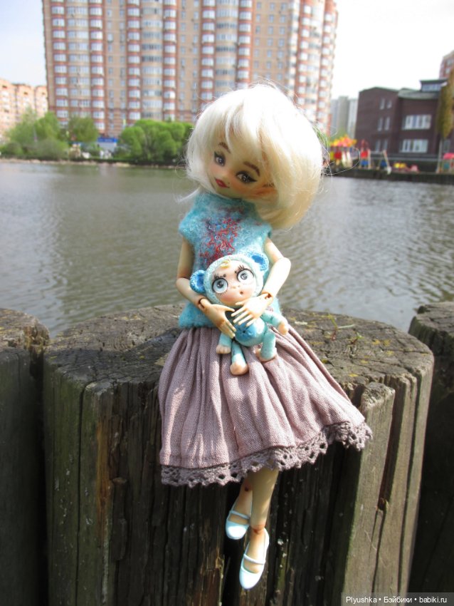 Авторская куколка. Француженка? Фея? Эльф (фото 2)